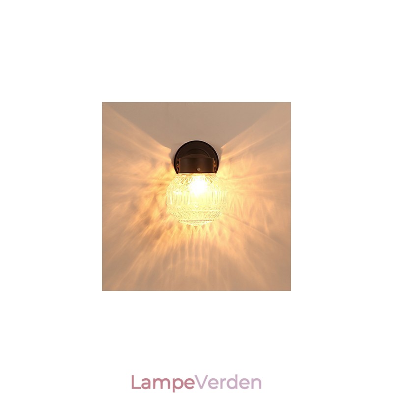 Moderne moderne sort oxid-finish-funktion til Mini Style Ambient Light Wall Sconces Wall Light