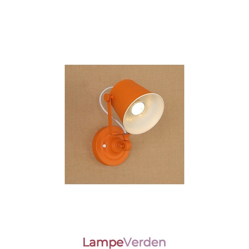 Malet stål Væglampe Stum Sort Amerikansk Kaffe Dekoration Retro Væglampe Lyssværd Lampe På Væg