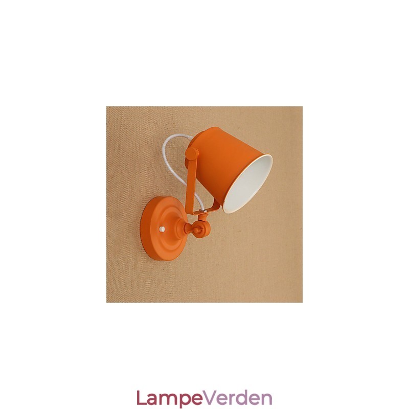 Malet stål Væglampe Stum Sort Amerikansk Kaffe Dekoration Retro Væglampe Lyssværd Lampe På Væg