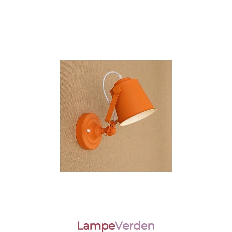 Malet stål Væglampe Stum Sort Amerikansk Kaffe Dekoration Retro Væglampe Lyssværd Lampe På Væg