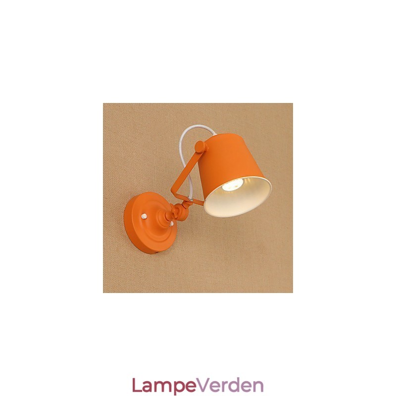 Malet stål Væglampe Stum Sort Amerikansk Kaffe Dekoration Retro Væglampe Lyssværd Lampe På Væg