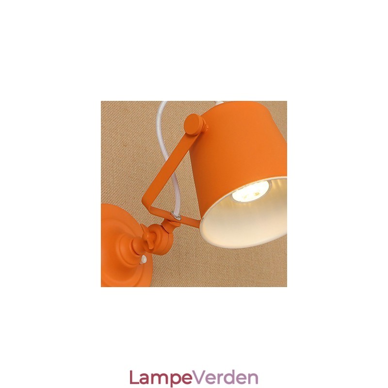 Malet stål Væglampe Stum Sort Amerikansk Kaffe Dekoration Retro Væglampe Lyssværd Lampe På Væg