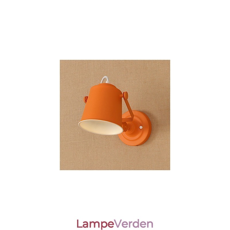 Malet stål Væglampe Stum Sort Amerikansk Kaffe Dekoration Retro Væglampe Lyssværd Lampe På Væg