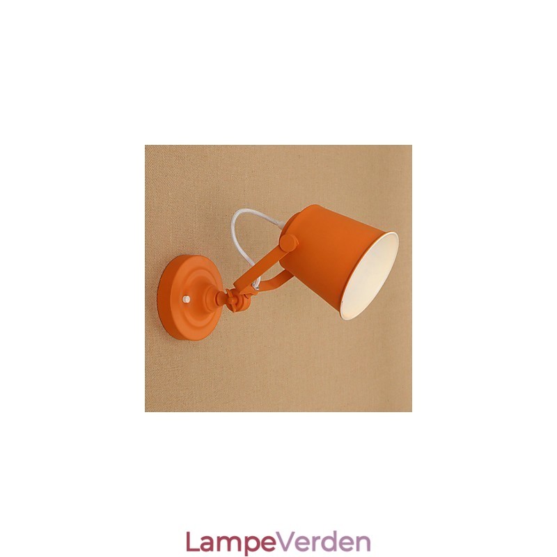 Malet stål Væglampe Stum Sort Amerikansk Kaffe Dekoration Retro Væglampe Lyssværd Lampe På Væg