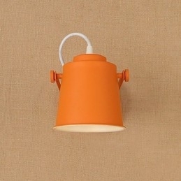 Malet stål Væglampe Stum Sort Amerikansk Kaffe Dekoration Retro Væglampe Lyssværd Lampe På Væg