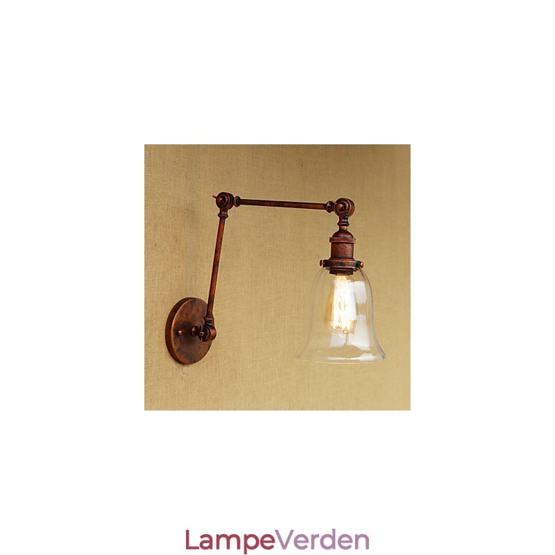 Country Retro galvaniseret funktion til Mini Style Øjenbeskyttelse Ambient Light Swing Arm Lights Wall