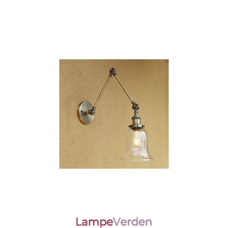 Country Retro galvaniseret funktion til Mini Style Øjenbeskyttelse Ambient Light Swing Arm Lights Wall