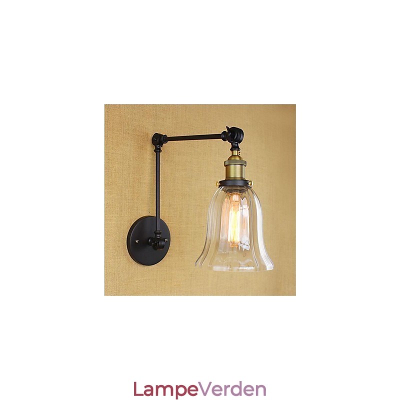 Country Retro galvaniseret funktion til Mini Style Øjenbeskyttelse Ambient Light Swing Arm Lights Wall