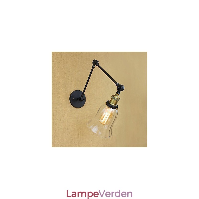 Country Retro galvaniseret funktion til Mini Style Øjenbeskyttelse Ambient Light Swing Arm Lights Wall