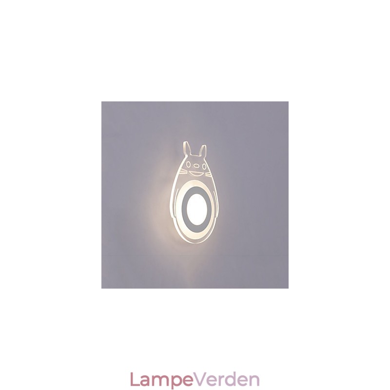 Integreret moderne moderne maleri-funktion til væglamper med omgivende lys