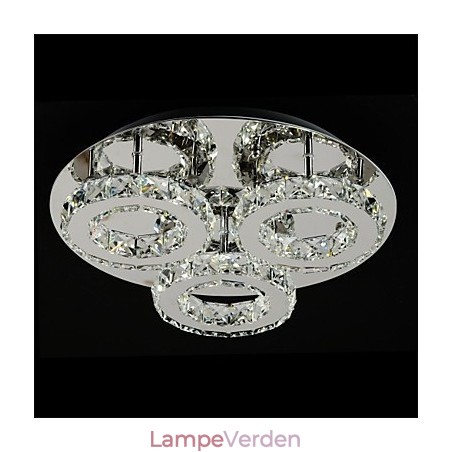 Moderne moderne Chrome Metal Flush Mount Moderne moderne Chrome Metal Flush Mount