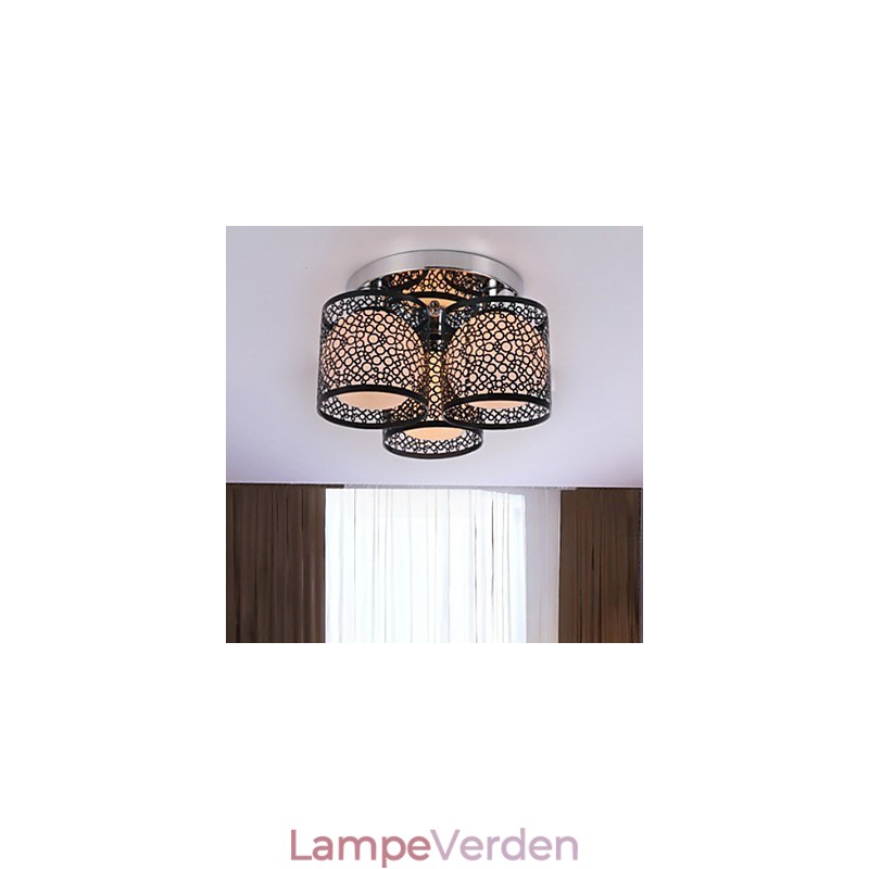 Moderne moderne maleri Metal Flush Mount