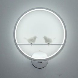 Soveværelses væglampe Sengelampe og kreativ personlighed af moderne minimalistisk cirkulær trappe korridor væglampe