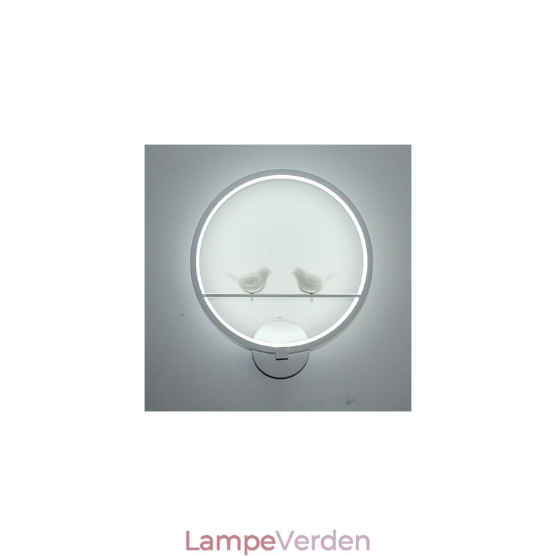 Soveværelses væglampe Sengelampe og kreativ personlighed af moderne minimalistisk cirkulær trappe korridor væglampe