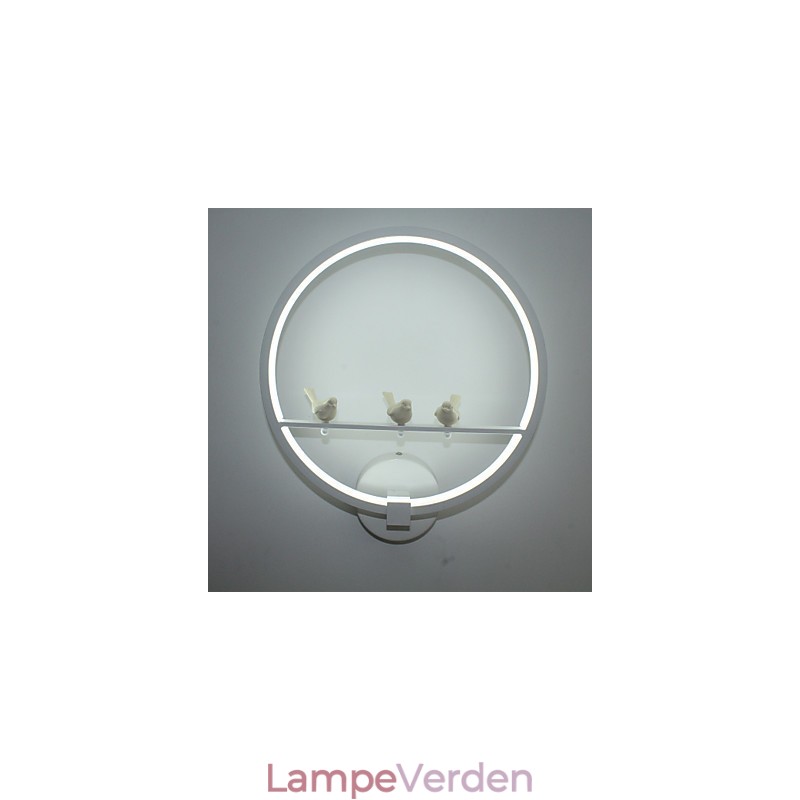 Moderne moderne malerifunktion til væglamper med omgivende lys