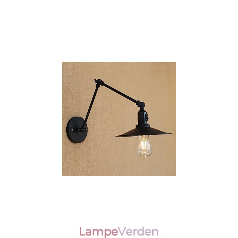 Country Retro Painting Feature for Mini Style Swing Arm Swing Arm Lights Væglampe