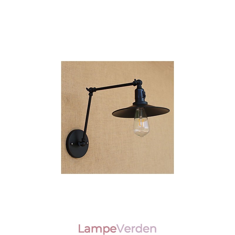 Country Retro Painting Feature for Mini Style Swing Arm Swing Arm Lights Væglampe