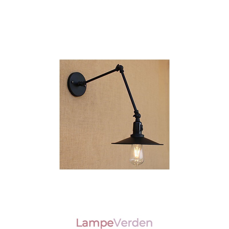 Country Retro Painting Feature for Mini Style Swing Arm Swing Arm Lights Væglampe
