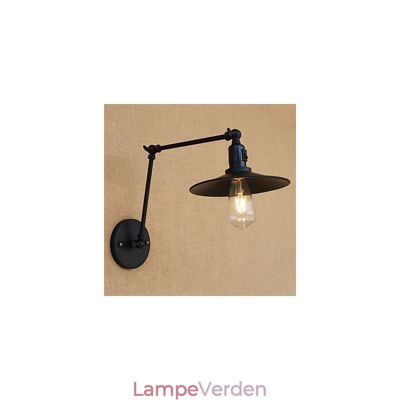 Country Retro Painting Feature for Mini Style Swing Arm Swing Arm Lights Væglampe