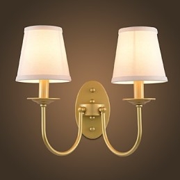 Rustik Lodge Enkelt vintage maleri Feature Ambient Light Wall Sconces Wall Light