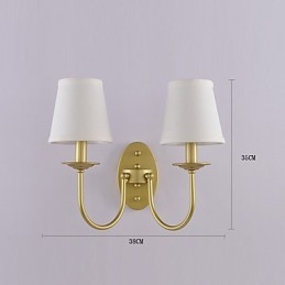 Rustik Lodge Enkelt vintage maleri Feature Ambient Light Wall Sconces Wall Light