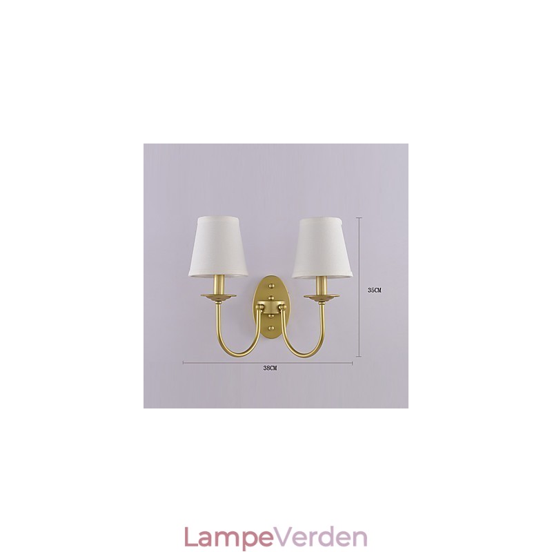Rustik Lodge Enkelt vintage maleri Feature Ambient Light Wall Sconces Wall Light