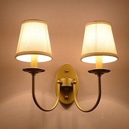 Rustik Lodge Enkelt vintage maleri Feature Ambient Light Wall Sconces Wall Light