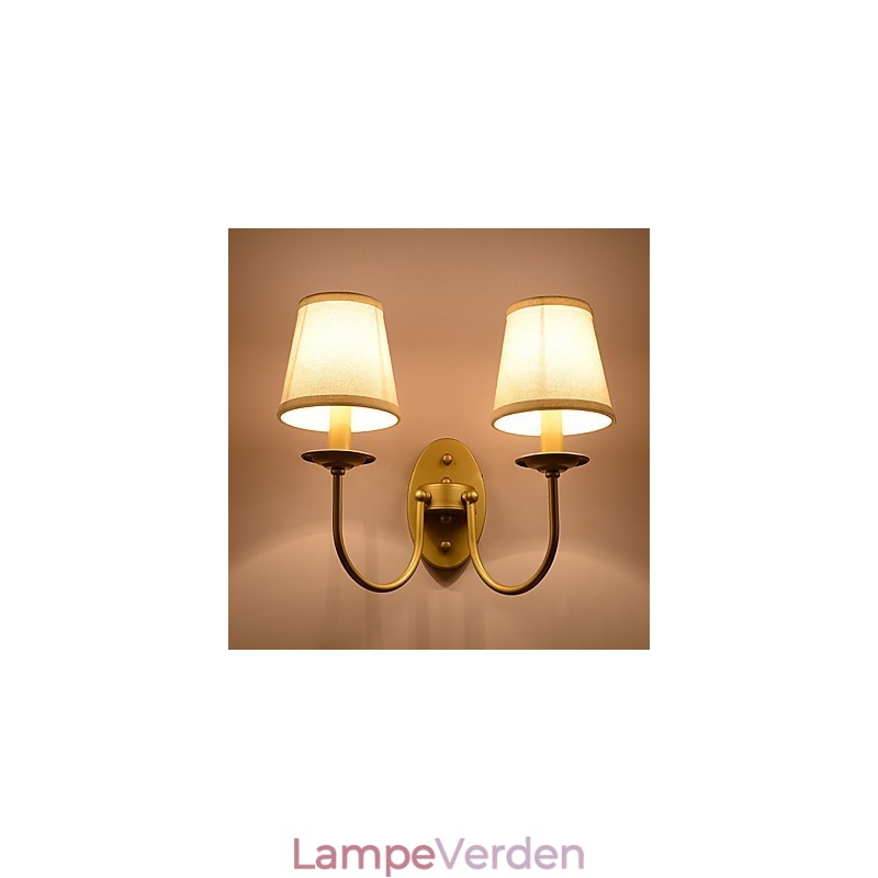 Rustik Lodge Enkelt vintage maleri Feature Ambient Light Wall Sconces Wall Light