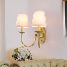 Rustik Lodge Enkelt vintage maleri Feature Ambient Light Wall Sconces Wall Light