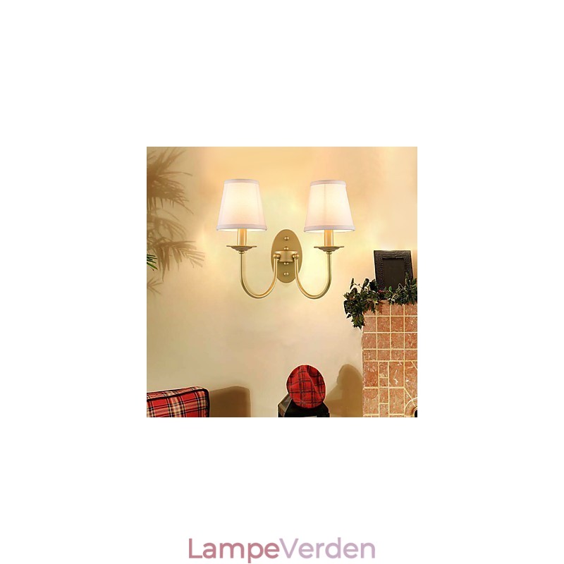 Rustik Lodge Enkelt vintage maleri Feature Ambient Light Wall Sconces Wall Light