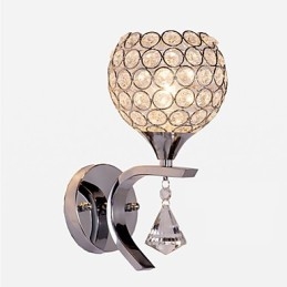 Max Crystal Moderne moderne galvaniseret funktion til Crystal Ambient Light Wall Sconces Wall Light