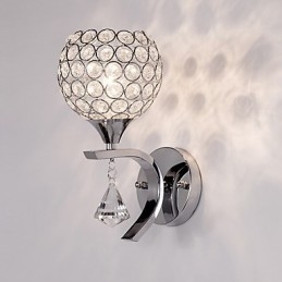 Max Crystal Moderne moderne galvaniseret funktion til Crystal Ambient Light Wall Sconces Wall Light