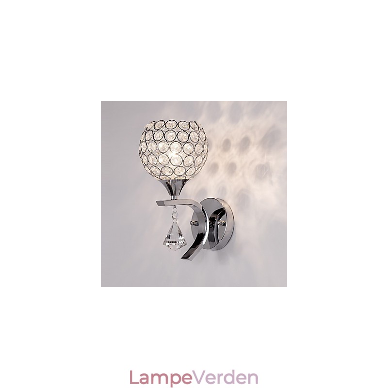 Max Crystal Moderne moderne galvaniseret funktion til Crystal Ambient Light Wall Sconces Wall Light