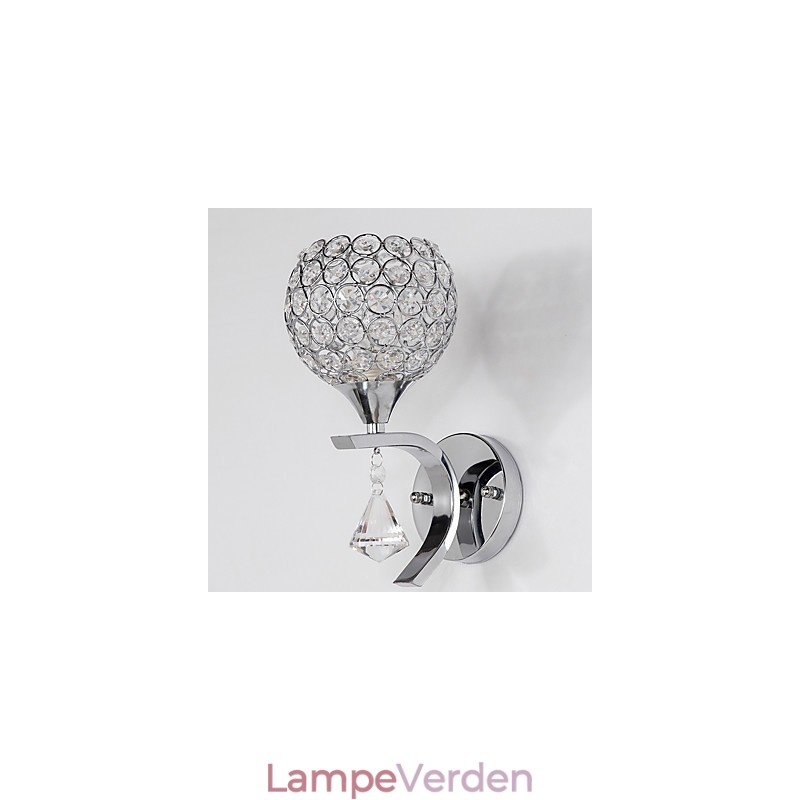 Max Crystal Moderne moderne galvaniseret funktion til Crystal Ambient Light Wall Sconces Wall Light