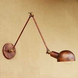 Simpel vintage landmalerifunktion til Mini Style Swing Arm Øjenbeskyttelse Ambient Light Wall Sconces