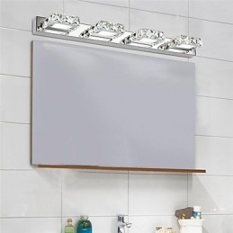 Badeværelse Vanity Light Crystal Make Up Spejl Light 4 lys Badeværelse Soveværelse Belysning