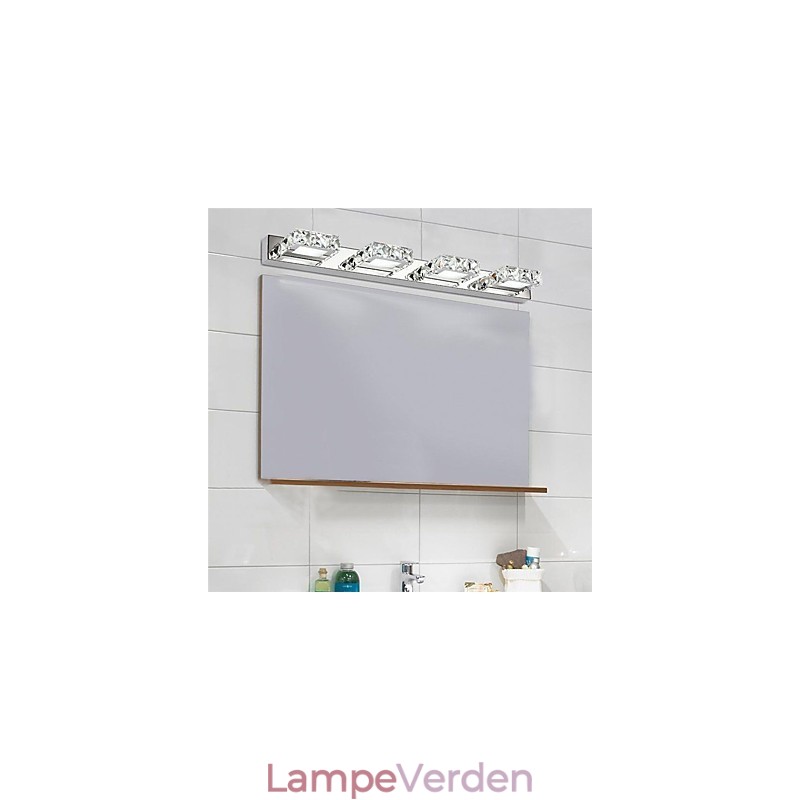 Badeværelse Vanity Light Crystal Make Up Spejl Light 4 lys Badeværelse Soveværelse Belysning