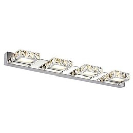 Badeværelse Vanity Light Crystal Make Up Spejl Light 4 lys Badeværelse Soveværelse Belysning