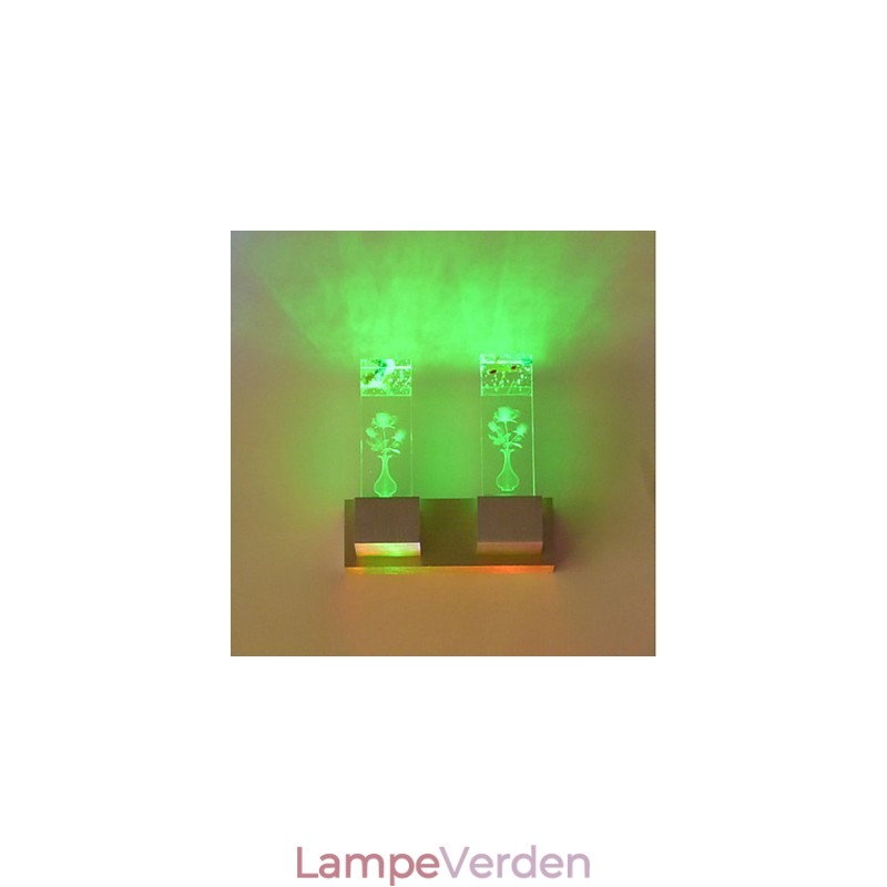Multi Color Nyhedsfunktion til Mini Style Ambient Light Wall Sconces Væglampe Rose Light