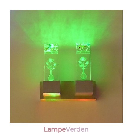 Multi Color Nyhedsfunktion til Mini Style Ambient Light Wall Sconces Væglampe Rose Light Multi Color Nyhedsfunktion til Mini Style Ambient Light Wall Sconces Væglampe Rose Light