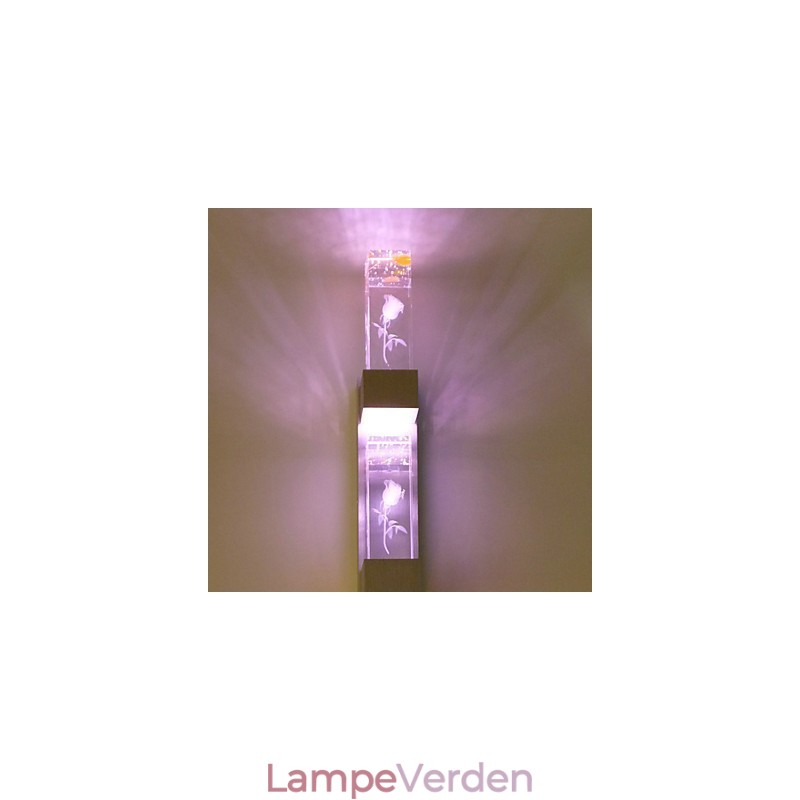 Multi Color Nyhedsfunktion til Mini Style Ambient Light Wall Sconces Væglampe Rose Light
