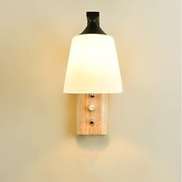 Enkel landsfunktion til øjenbeskyttelse Omgivende lys Væglamper Væglampe Ny kinesisk Moderne Minimalistisk Kreativ Soveværelse Sengekant