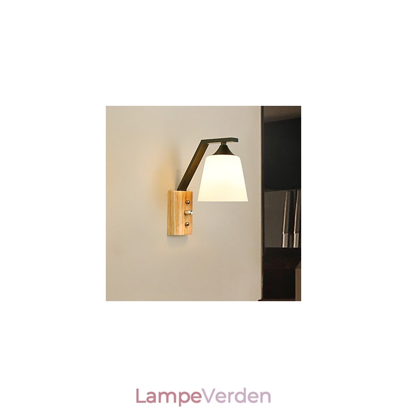 Enkel landsfunktion til øjenbeskyttelse Omgivende lys Væglamper Væglampe Ny kinesisk Moderne Minimalistisk Kreativ Soveværelse Sengekant