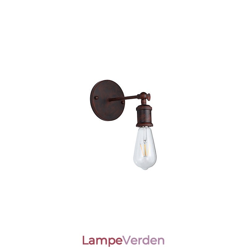 Væglampe Væglamper Vægjern Væglampe Stum Sort Lyssværd Lampe På Væg
