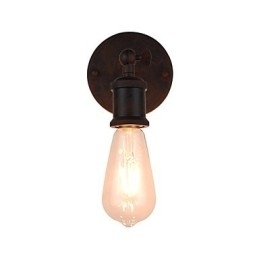 Væglampe Væglamper Vægjern Væglampe Stum Sort Lyssværd Lampe På Væg
