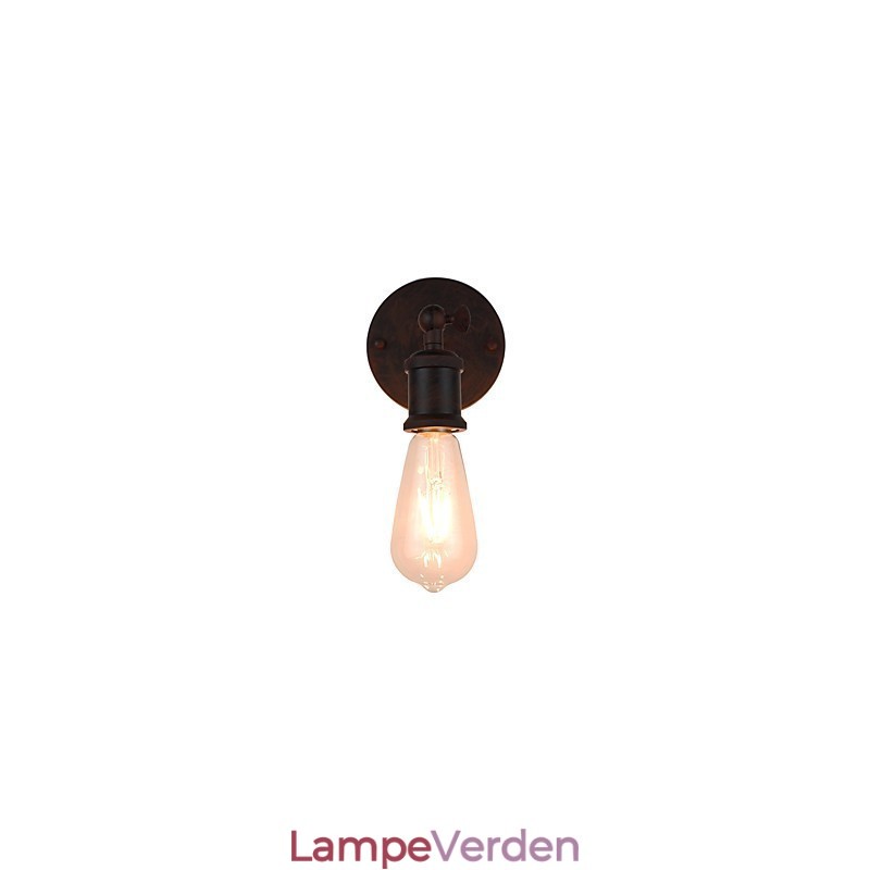 Væglampe Væglamper Vægjern Væglampe Stum Sort Lyssværd Lampe På Væg