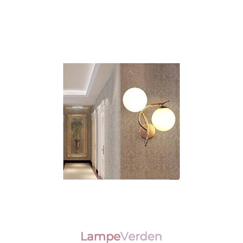 Moderne mode væglampe Iron Art Soveværelse Seng Væglampe Spisestue Study Hall Lampe