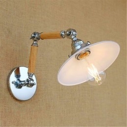 Rustik Lodge Country Krom Funktion til Svingarm Ambient Light Svingarm