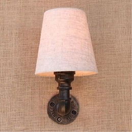 Rustik Lodge Messing Funktion til Ambient Light Wall Sconces Wall Light