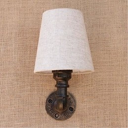 Rustik Lodge Messing Funktion til Ambient Light Wall Sconces Wall Light